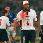 Throwback to When the Guveee Paul Ince was bloodied in battle. How good was the Guveee?