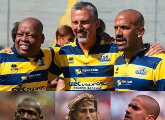 Time moves by so fast. We had a malawi guy working for us called Waseer was Carbon Faustino Asprilla. Gave him that Newcastle Brown Ale kit and took him for a walk…….:). Veron still looks the same. Once Upon a time in Parma