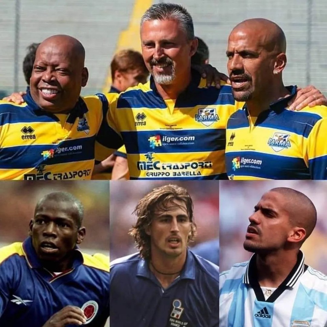 Time moves by so fast. We had a malawi guy working for us called Waseer was Carbon Faustino Asprilla. Gave him that Newcastle Brown Ale kit and took him for a walk.......:). Veron still looks the same. Once Upon a time in Parma