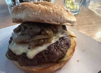 Had to check out the Masala Burger at Bootlegger Rosebank.