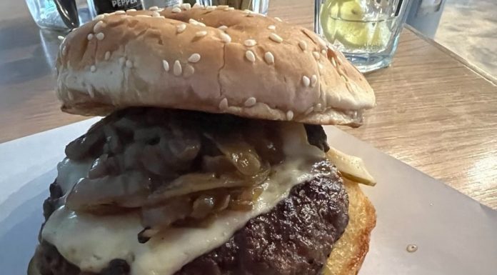 Had to check out the Masala Burger at Bootlegger Rosebank.