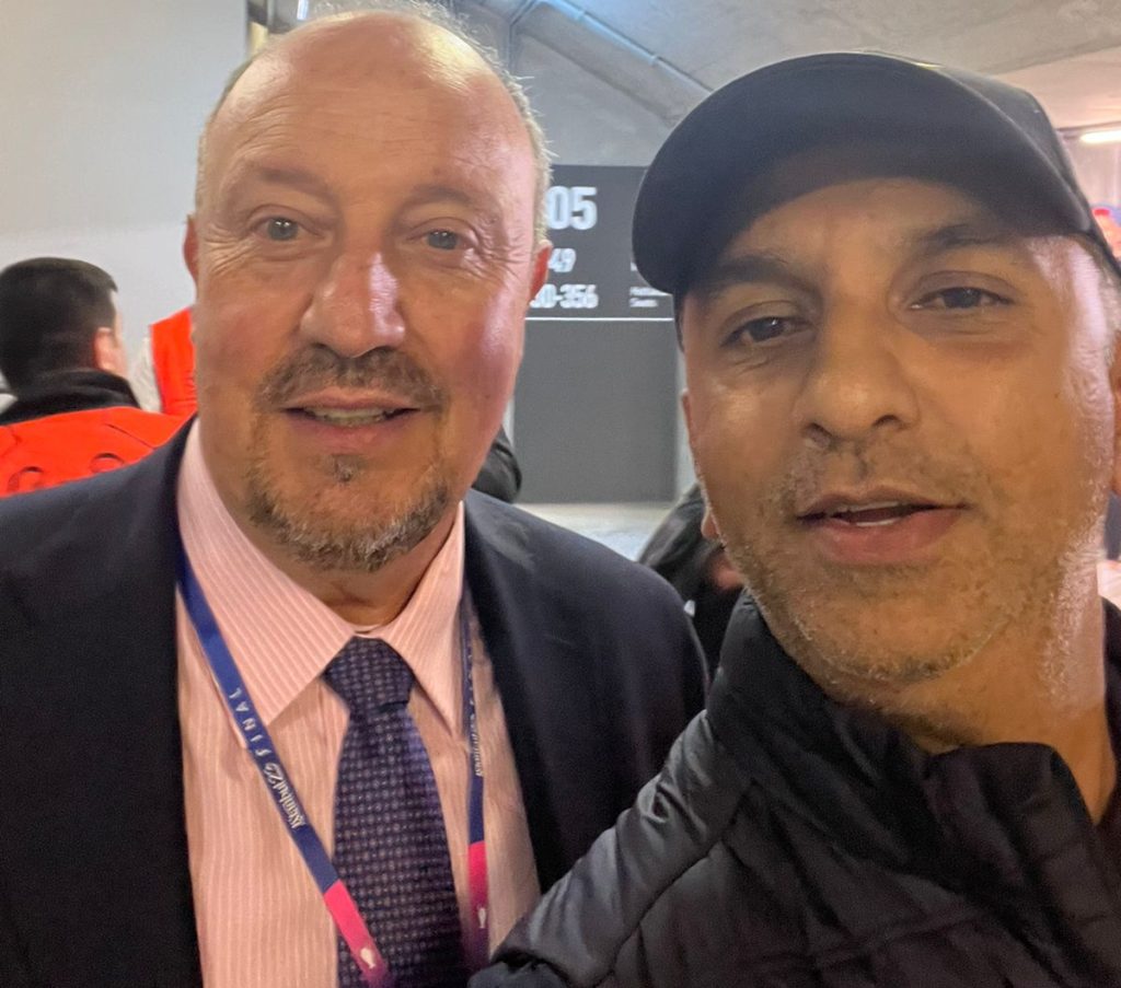Rafa Benitez meets Feroz Noorbhai