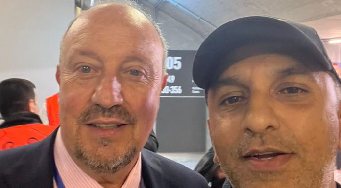 Rafa Benitez meets Feroz Noorbhai