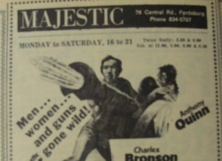 Movie Posters from Majestic Cinema back in the day. Leave a comment