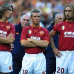 Our Instagram pic of the day. Roma Front 3 of Delvechio, Cassano and Battistuta. Watta kit. Love this Kit#roma #battistuta #kappa