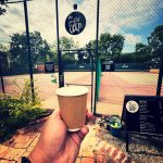 Morning Coffee and Therapy @theperfectcup.parkview #coffee #tennis #coffeelover #coffeetime
