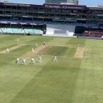 South Africa vs Sri Lanka. Wicket In the first Test at Kingsmead, Durban.