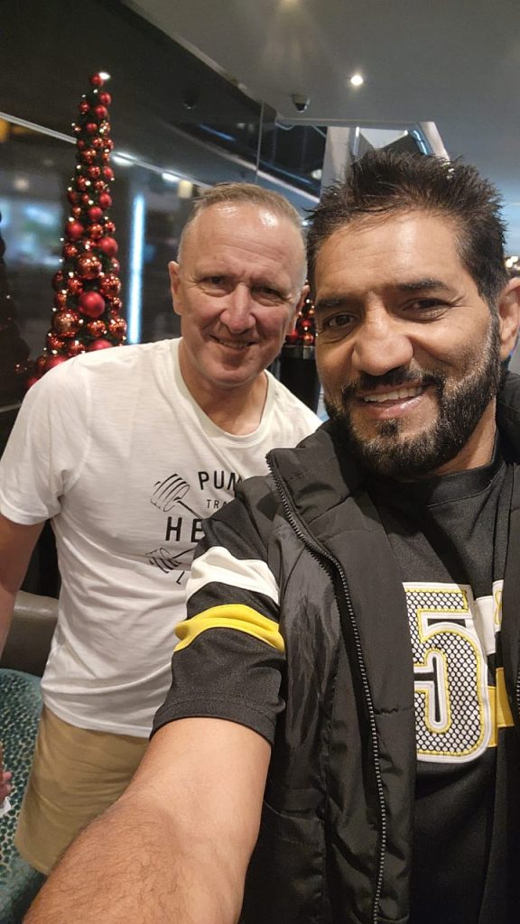 Alan Donald meets Jack Manack