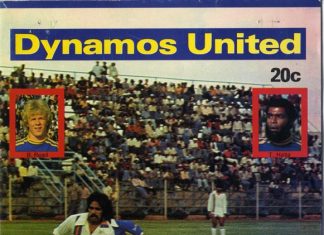 Dynamos vs Glenville Match Programme 1977 at Mill Park