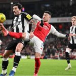 Arsenal 0 Newcastle 2. The toon army in the zone.