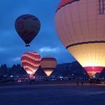 Hot Air Balooning in the Winter in Cappadocia, Turkey