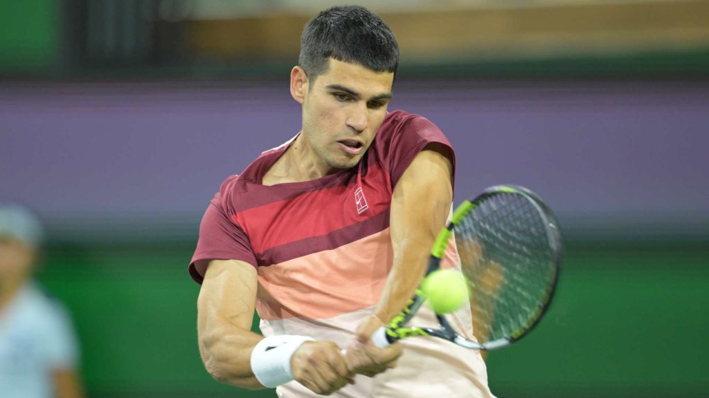 Alcaraz  defeats Sapalov as Indian Wells Masters 100 eats Up
