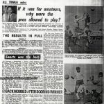 Soccer Festival? A Farce I Say. Article from the Sports Post