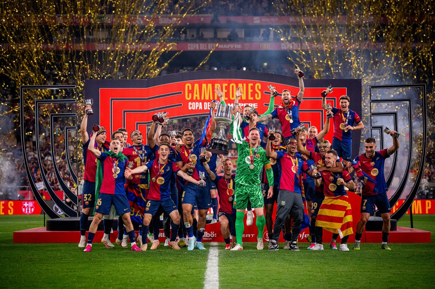Enjoyed the Copa Del Ray final yesterday. End to end and Barcelona clinched it in extra time. Watched the game with the UEFA Lads so was Tops. Well done Barsa. On the way to the Treble #copadelray #elclassico #champions #barcelona