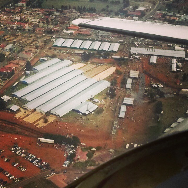 Aerial view of 2015 ijtima in Roshnee.istima concluded today. See you Next year :)