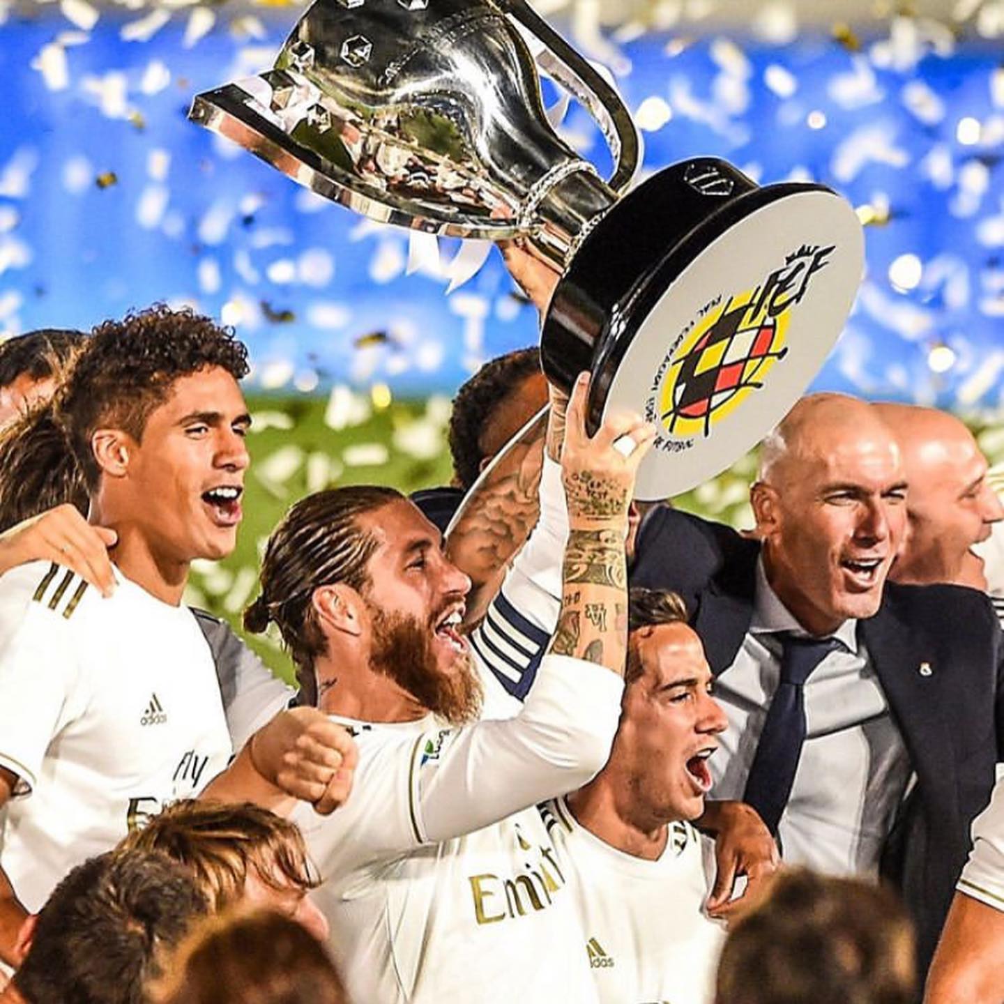Halaaa Madrid. Champions of Spain. Zidane proves critics wrong and delivers. Well done to all the Madrid Supporters and and Real Madrid for bearing Barcelona to the crown