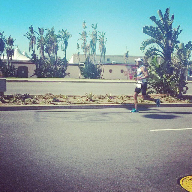 Guys off the bike now the 40km run. go Boys