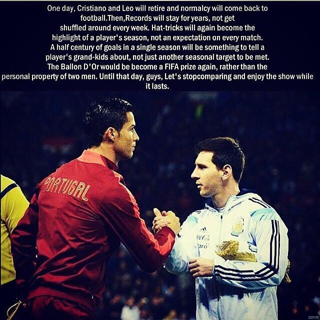 Who is the Bozza. Messi or Ronaldo and Why