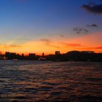 Sunset.Harbour Cruise. Hong Kong