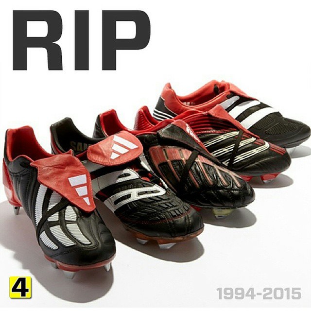 sad day and time. Zidane, Becks, Gerard Del Piero all wore Predators