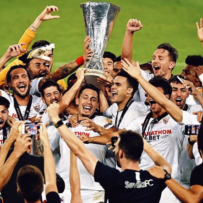 Sevilla 3 Inter 2. Sevilla stun Inter to become Europa League Champions. Conte must be gutted. Had a great tournament and Inter were somewhat Negative when it mattered the most. Class goal by Lukaku. Well done Sevilla. Came out and won the match