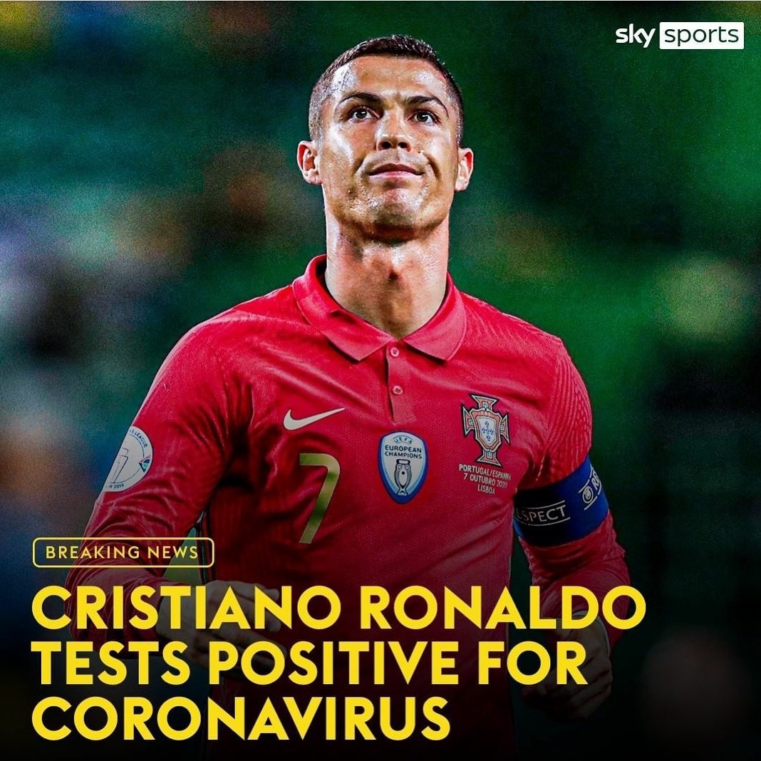 Hectic first the kaam wara now the baas also. Get well CR7. Reports also in that Bruno Fernandez positive. These Internationals were Idiotic.