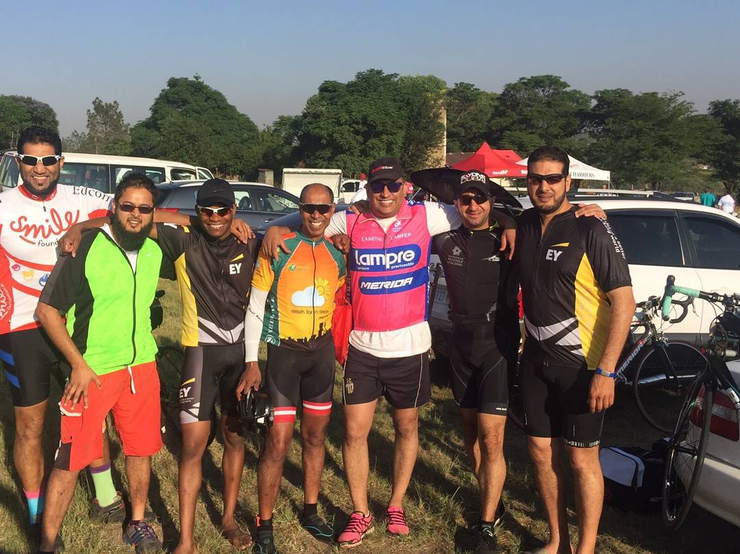 Good day out with the lads. Well done to all the completed the 94.7 cycle challenge @abdulmanack @boetie786 @eyahmed