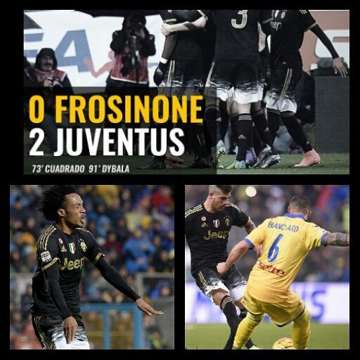 Juventus 2 Frosinone 0. Great win again.more on the blog. #juventus #forzajuve #seriea #juve #biaconeri #Frosinone #italianf
