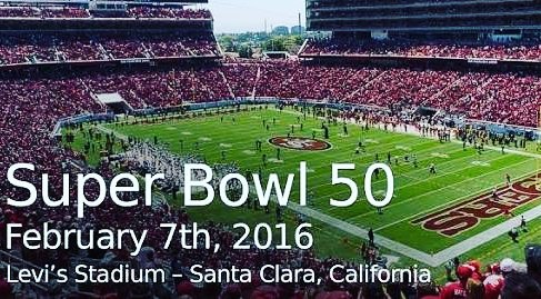 Super Bowl 50.Carolina Panthers or Denver Broncos ? #superbowl #superbowl50 #panthers #Broncos #nfl #gridiron #levistadium #usa #santaclara