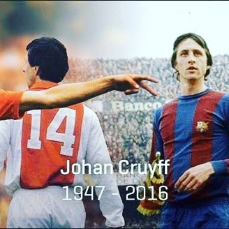RIP Johan Cruyff #legend #Dutch #ajax #barcelona #holland #dutchmaster #johancryuff