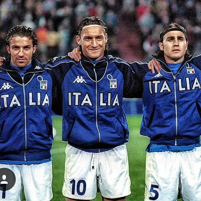 Throwback -Azurri Trio in euro 2000 #instagrampicofthedayyy