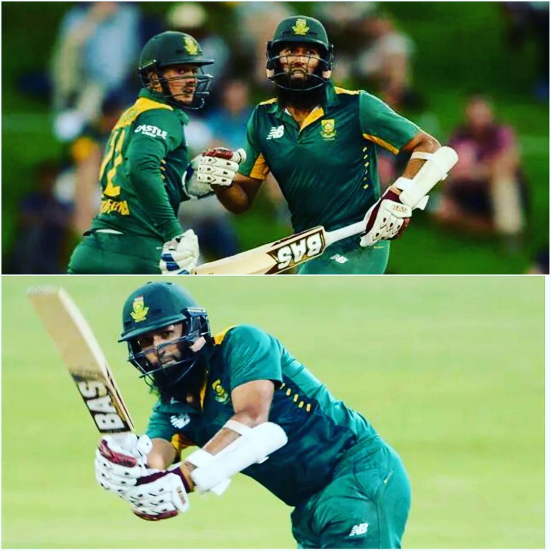 Proteas win 3rd ODI by 7 wickets. Great partnership by Quinton De Kock. Hash was due for a big knock.Always good when he scores a ton. Your thoughts on the game?#proteas #momentumodi #England #southafrica #centurionpark #hashimamla #quintondekock #englandvssouthafrica