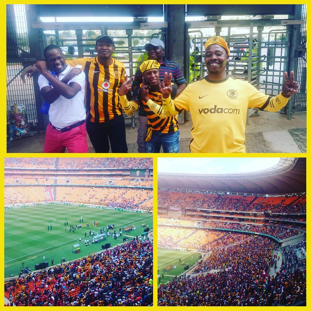 At the Soweto Derby in Soccer City JHB.@yseth  #sowetoderby #nedbankcup #kaizerchiefs #orlandopirates #soccercity #sasoccer #psl more on the blog