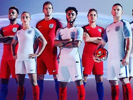 The New England kit for Euro 2016. Your thoughts?  #England #euro2016 #englandjersey #nike #nikeengland #englandhome #englandaway