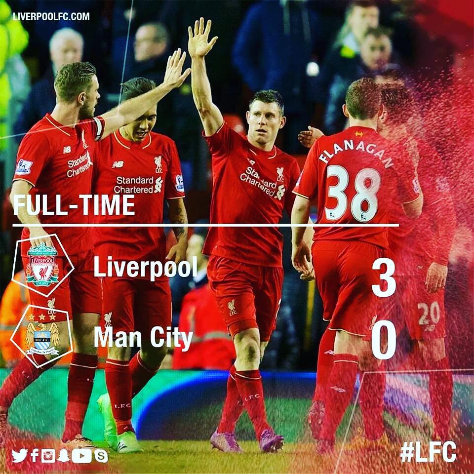 Liverpool 3 Man City 0. Revenge is sweet.Your views?#liverpool #liverpoolfc #kopend #Anfield #YNWA #0018matchoftheday #Revenge #epl #mancity #manchestercity