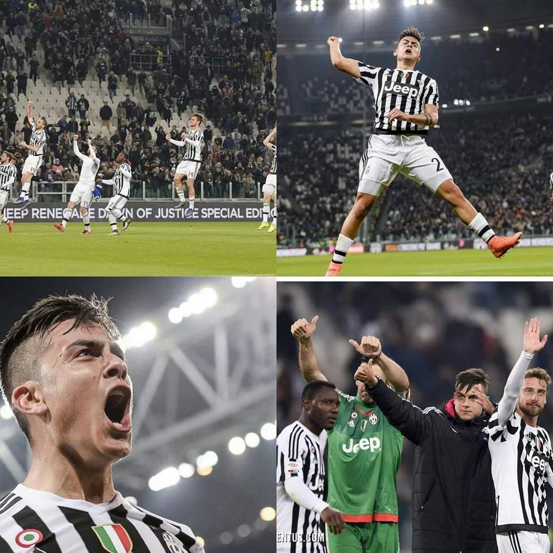 Juventus 1 Sassuolo 0. 6 points clear and Next stop Bayern #juventus #forzajuve #bianconero #dybala #seriea #soccer #italiansoccer