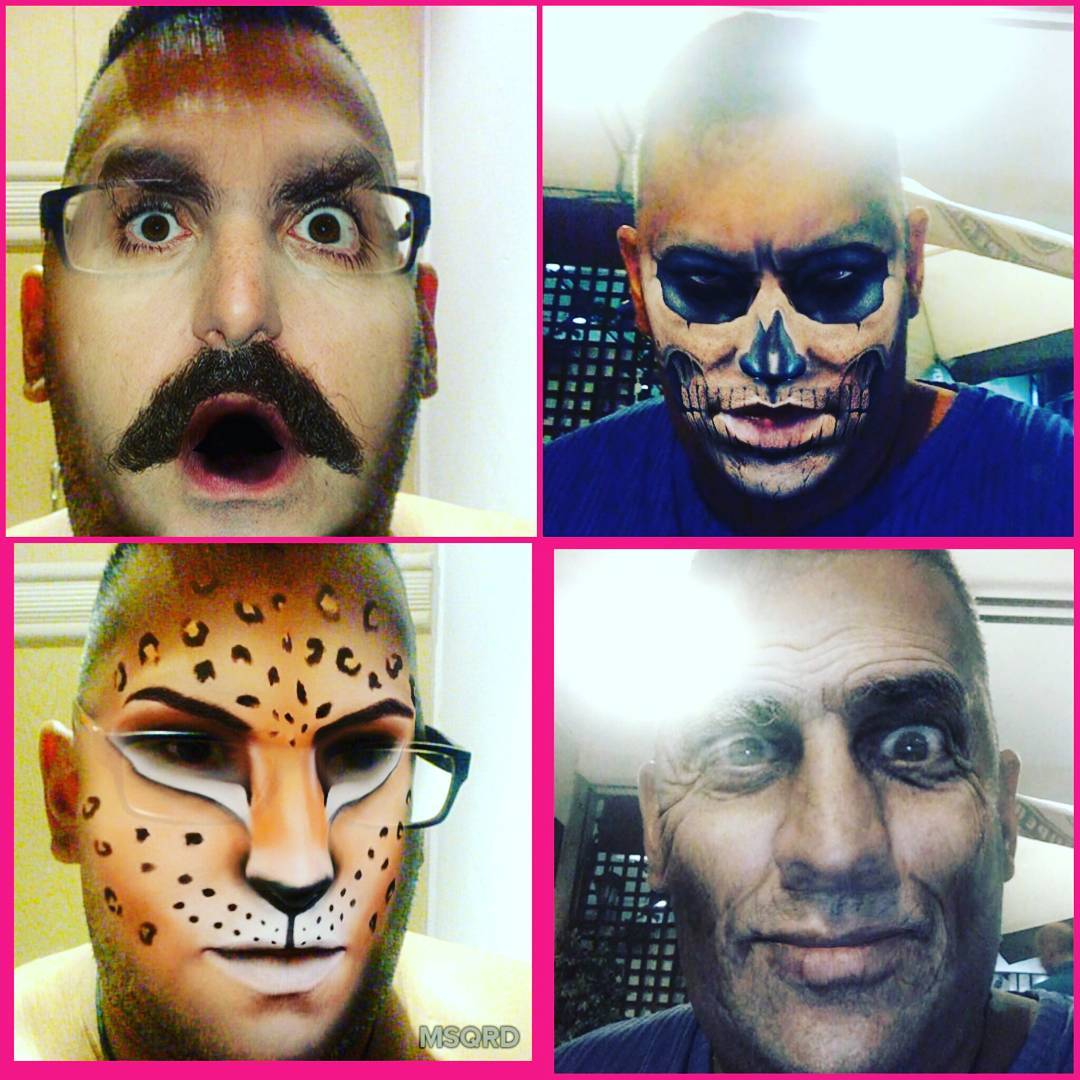 What a cool App. If I was a teacher, The Joker, In Avatar and how I would Look when Im 50. Wattah thing #MSQRD #Watta AP