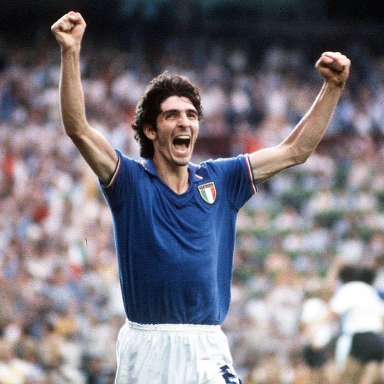 RIP Paolo Rossi. Italy 82 and Bianconeri Legeend. Rossi has died age 64. We remember him for punishing a strong Brazil outfit in 82. Hatrick that sent the Brazilians home