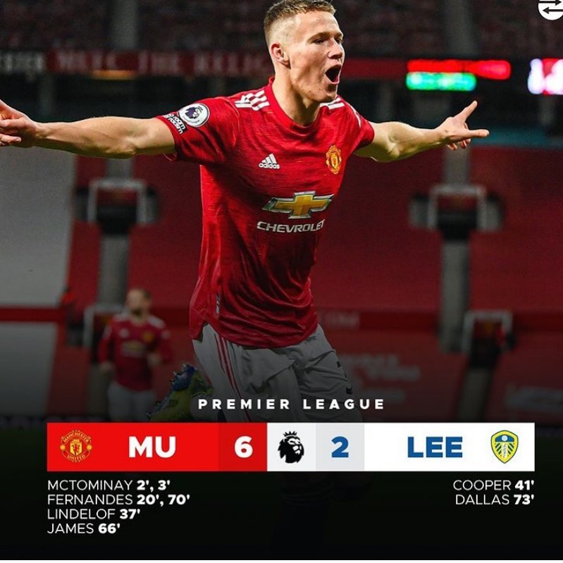The MANCS thump Leeds. The toppie is happy,walking around and smiling. Solksjaer is still there. Should he be replaced or are the MANCS content and making Sabr. Spurs lost again. This time to Leicester