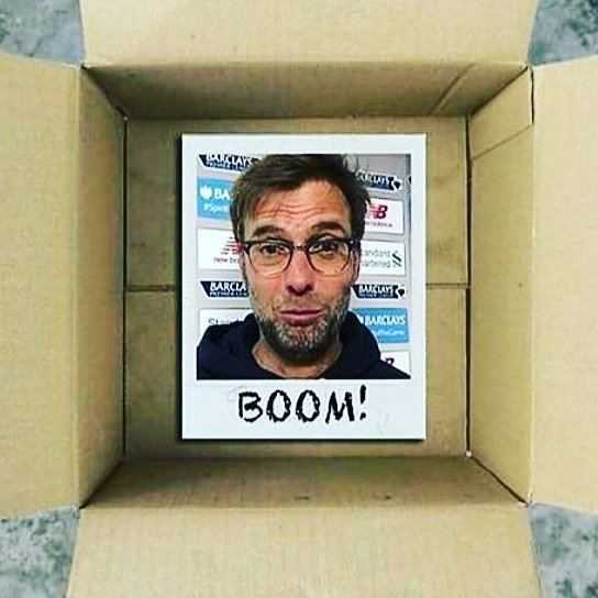 They found the package at OLD Trafford. Too good not to post #mancs #oldtrafford #bombscare #jurgenklopp #BOOM