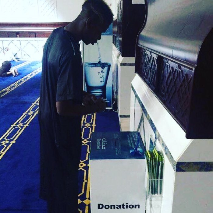 Paul Pogba at the Mosque. #instagrampicofday #paulpogba #ramadaan #euro2016