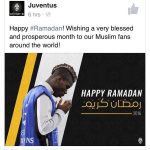 Thanks JUVE . Wishing a blessed Ramadaan to all our Muslim readers and followers