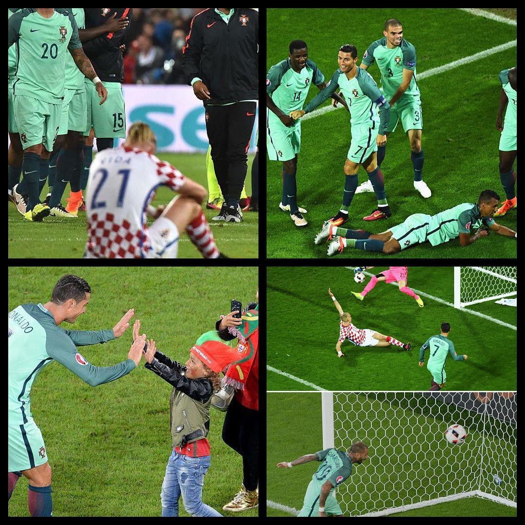 Portugal 1 Croatia 0. Heartbreak for the Croats. Your thoughts on the game #portugalvscroatia #euro2016 #0018matchoftheday