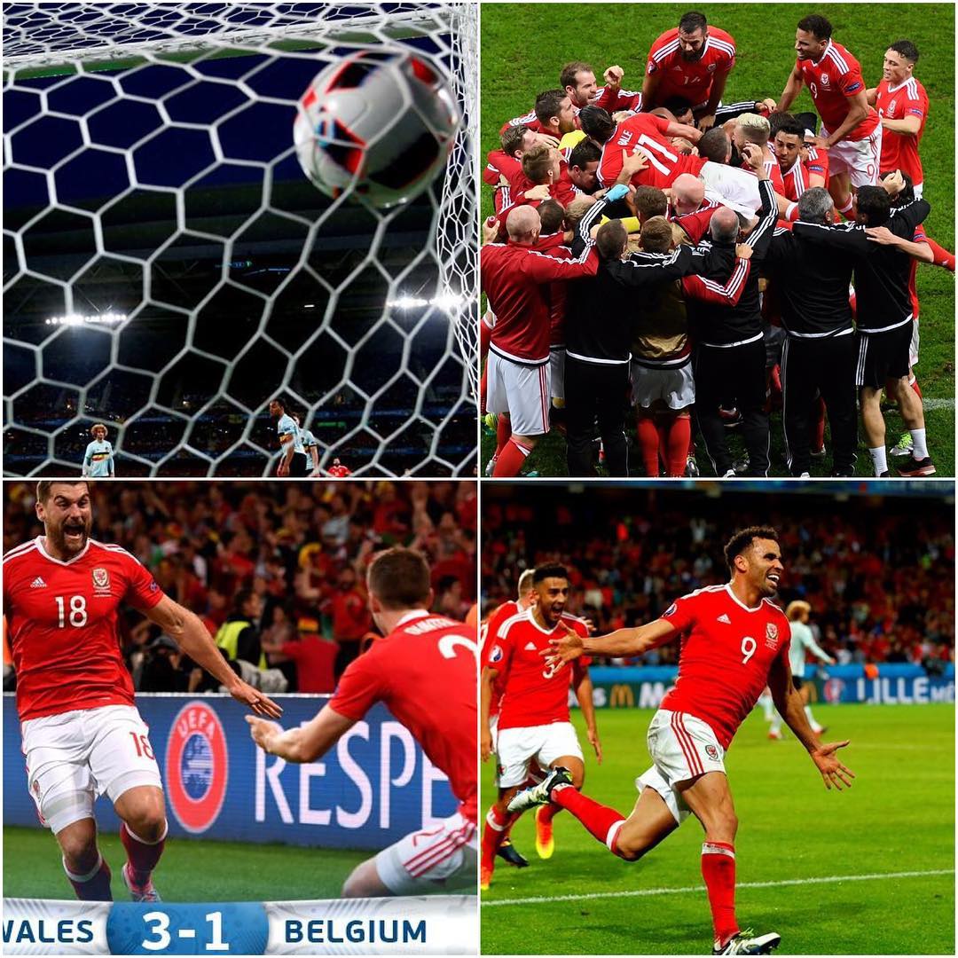 Wales 3 Belgium 1 . Roy of the Rovers Stuff. Can they go all the way. Bale vs CR7 #euro2016 #wales #belgium #walesvsbelgium #royoftherovers #garethbale #0018matchoftheday