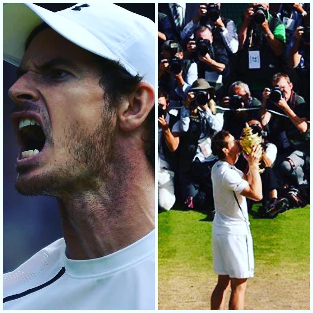 Murray wins Wimbledon. I expected more for Roanic. But that's how it goes. Well done Andy Murray #wimbledon #andymurray #cenrecourt #champion #wimbledon2016 #milosraonic #british #lawntennis