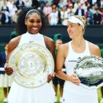 Serena Williams beats Angelique Gerber to claim 2016 women's Wimbledon Title #winbledon #tennis #wimbledon2016 #serenawilliams #williamsisters #champion #angeliquegerber #centrecourt
