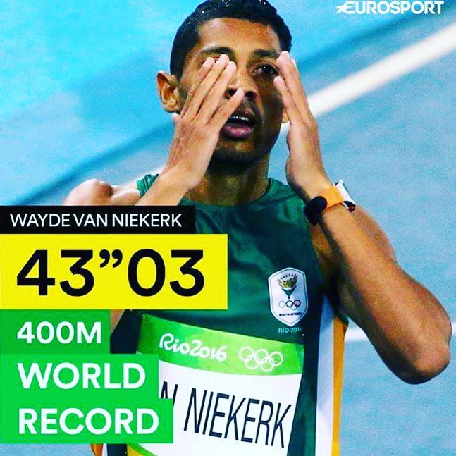 Well Done to Wade . Watta Thing #proudlysouthafrican #olympicgames #brazil2016 #instagrampicofday
