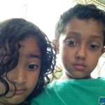 Don't tell Naseem Papa we playing with his iPad #caught in the act