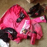 Pink Drive Ride for Cancer #94.7 . Getting ready