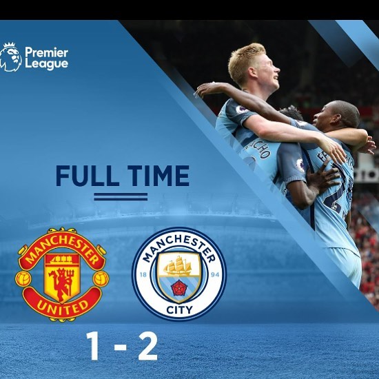 Man City 2 Man Utd 1. Pep the Bozza over Mourinho. Your thoughts on the game? #mancity #manutd #manutdvsmancity #manchesterderby #oldtrafford #0018matchoftheday